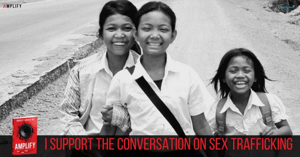 Amplify Book I support the conversation on sex trafficking